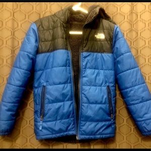 Boys reversible North Face jacket